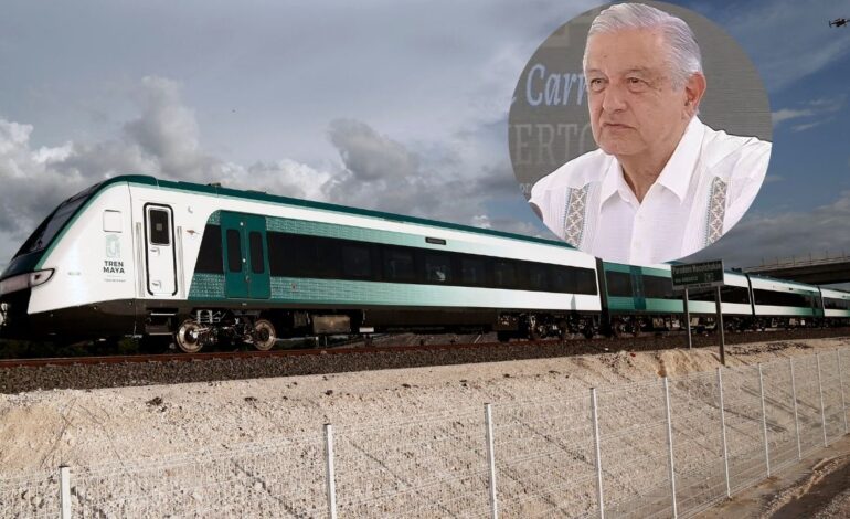 amlo arremete otra vez contra pseudoambientalistas en defensa del tren maya