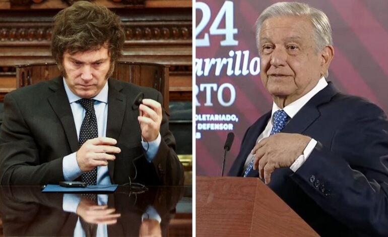 legisladores estan en su derecho de invitar al presidente argentina milei amlo