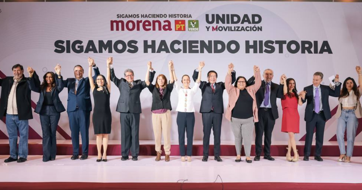 Ebrard, Yáñez y Velasco se unen a campaña de Sheinbaum