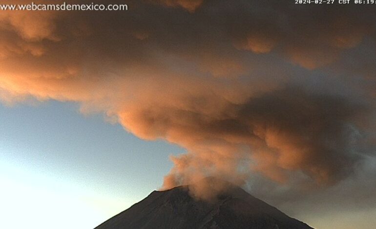 volcan popocatepetl ceniza