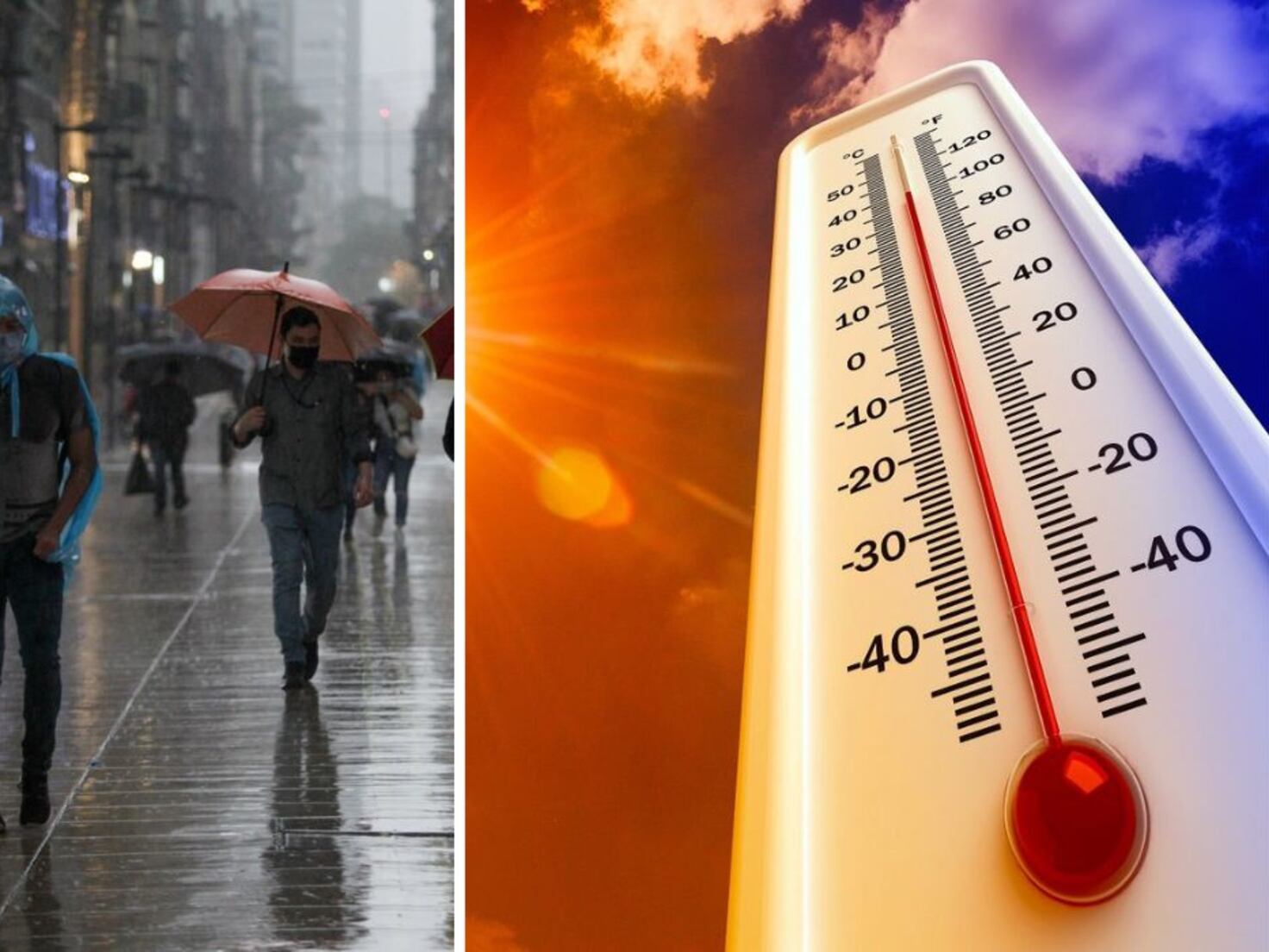 Se esperan temperaturas altas y lluvias por la tarde noche