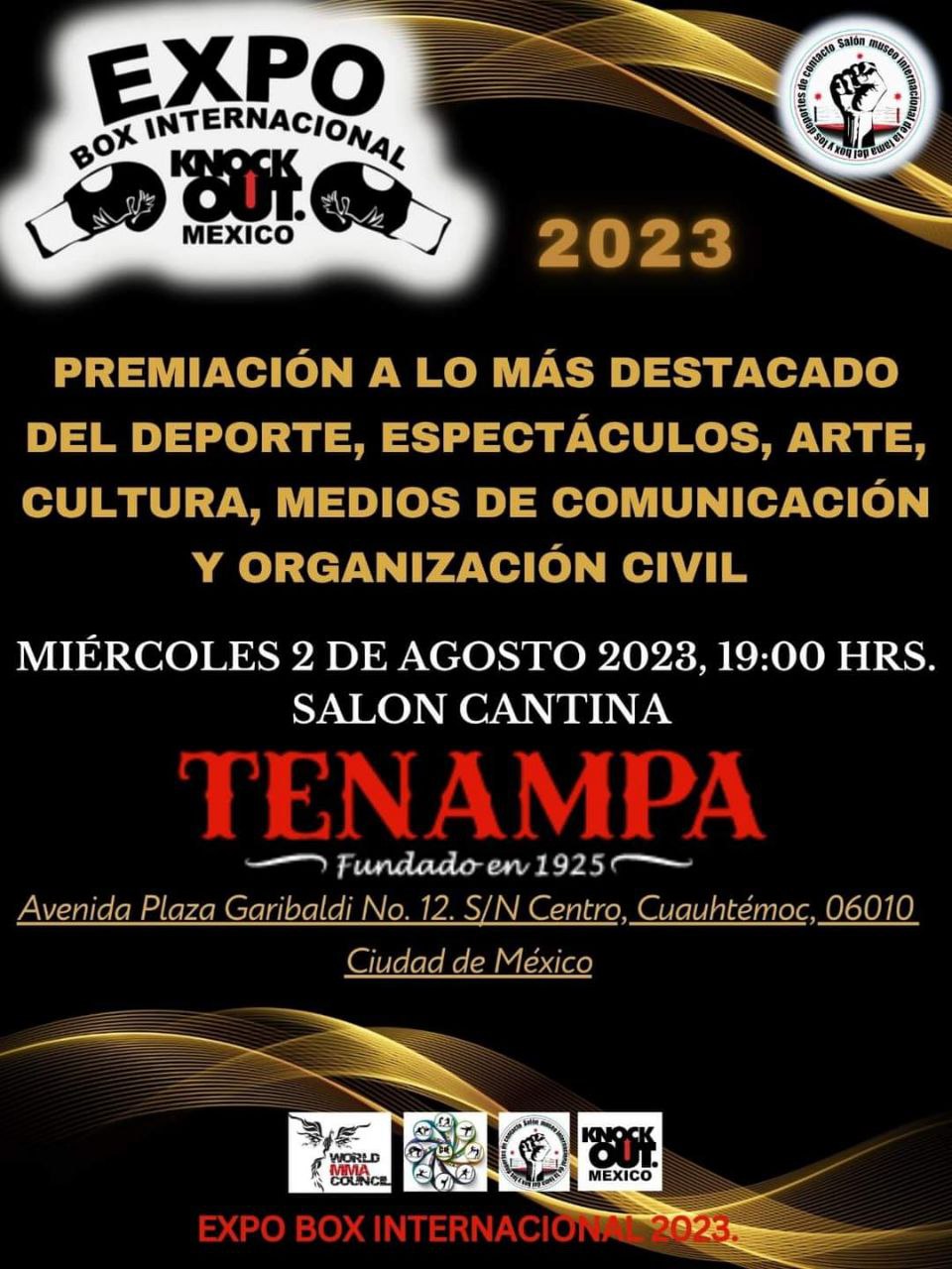 Regresa la Expo Box 2024 con la "Presea Espíritu de Lucha"