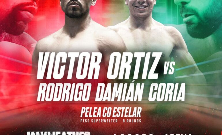 ¡APOCALIPSIS EN CDMX! VÍCTOR ORTIZ se enfrentará contra RODRIGO DAMIÁN CORIA en la ARENA CDMX