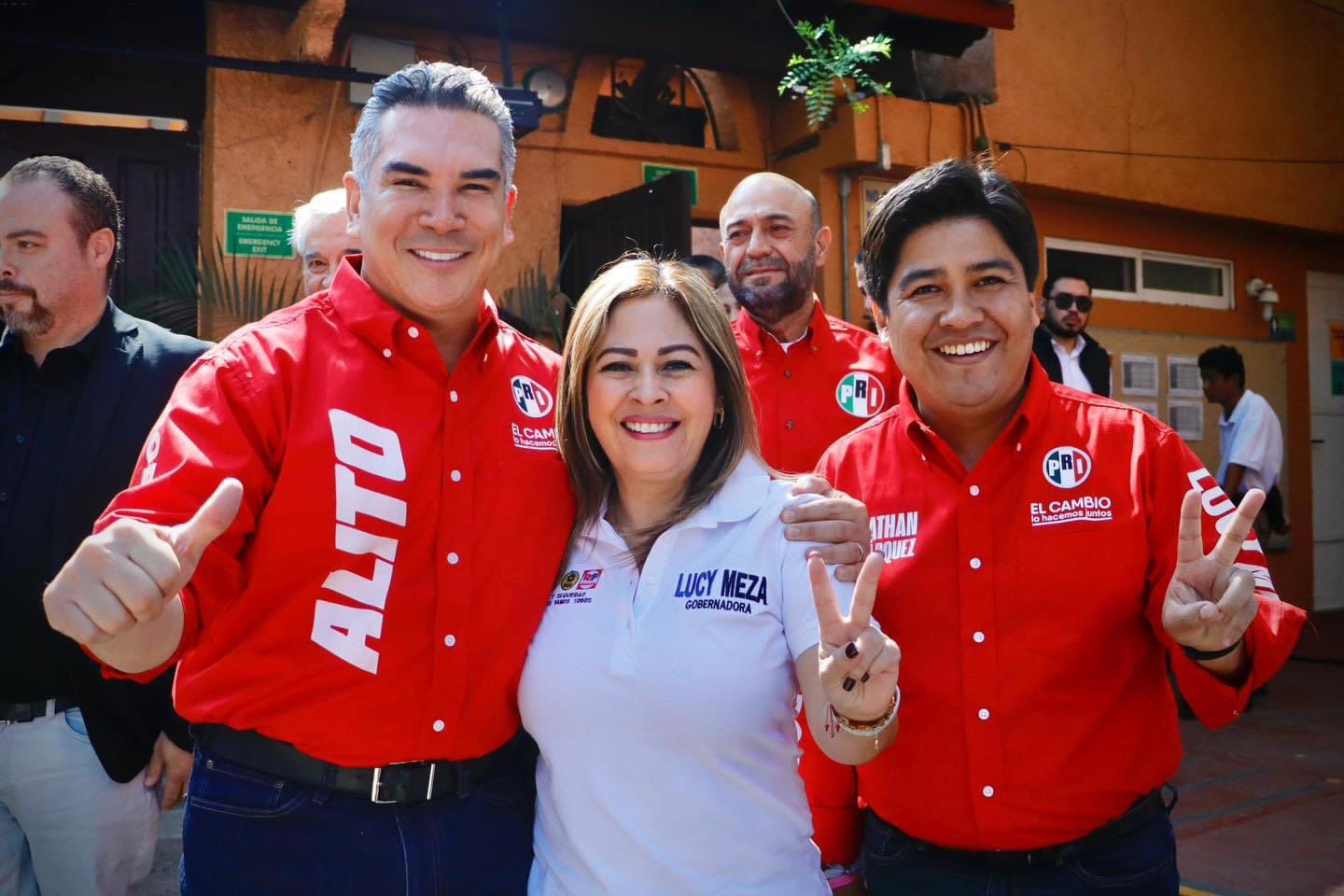 Sin el PAN y el PRD Alito refrenda la paternidad del PRI en la campaña de Lucy Meza