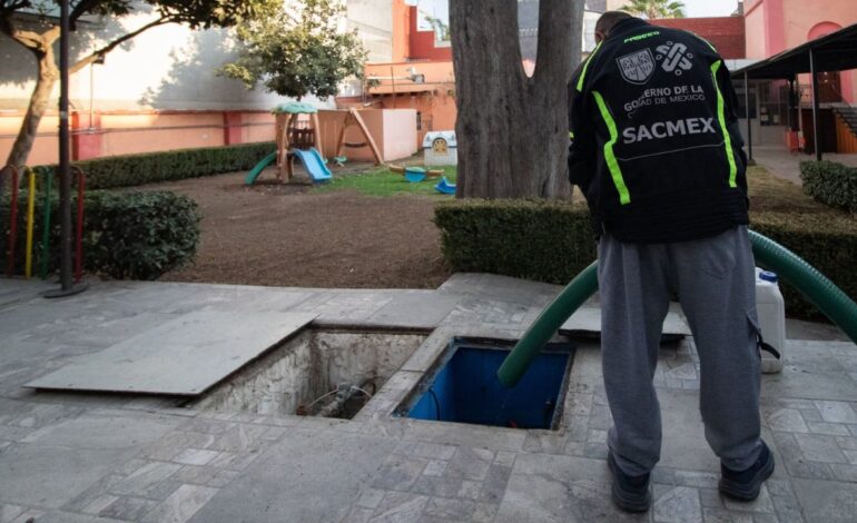 Sacmex denuncia agua contaminada