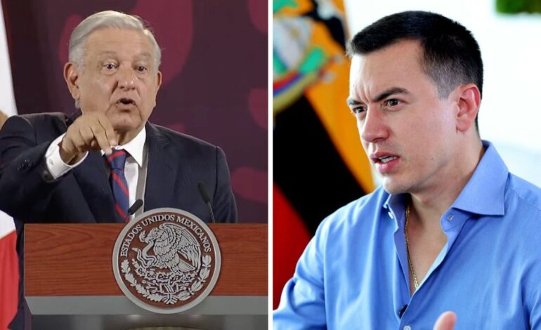 amlo rechaza la frivolidad de noboa de resolver crisis mexico con una comida