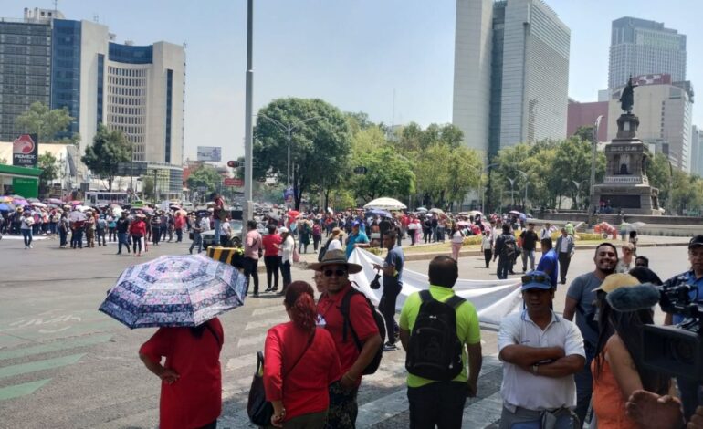 CNTE bloqueo Paseo Reforma