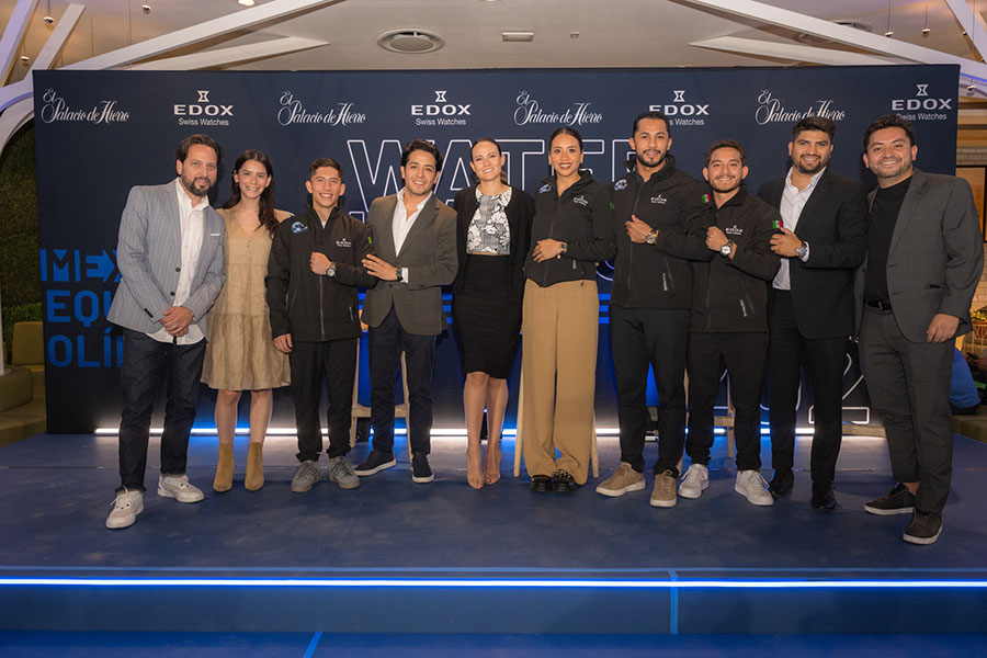 EDOX México Anuncia el Patrocinio "The Water Champion" a Destacados Atletas Olímpicos Mexicanos