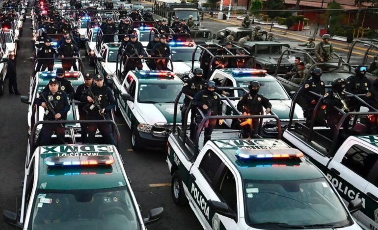 despliegan operativo de seguridad en transporte publico y embarcaderos de xochimilco