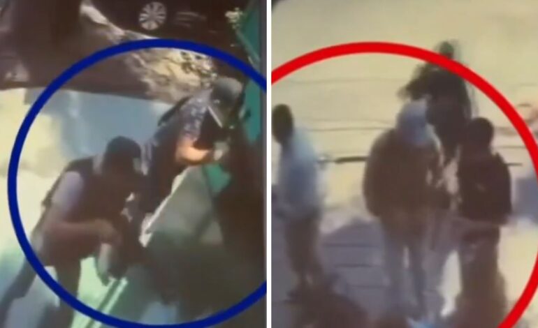video secuestran a hombre frente a su bebe en restaurante de jalisco