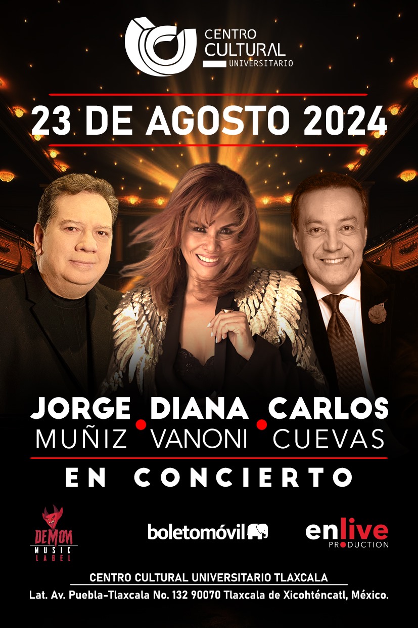 DIANA VANONI, CARLOS CUEVAS Y JORGE “COQUE” MUÑIZ se unen para hacer gira nacional