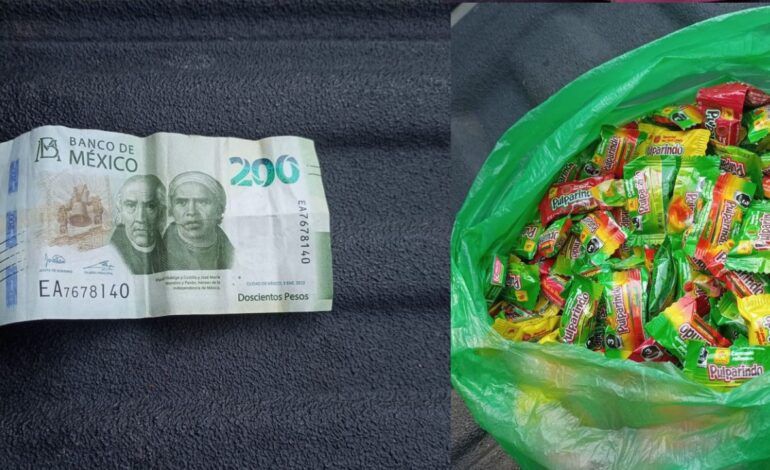 Vendedor de dulces asalta a peatón en calles de la Anzures