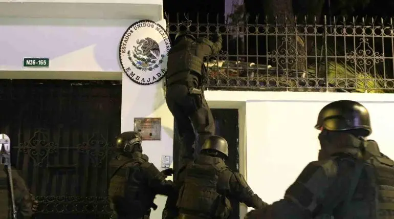 Ecuador revoca fallo sobre ilegalidad en captura de Glas en Embajada de México
