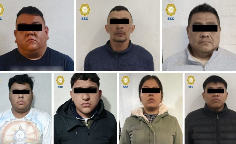 Detienen a 7 personas durante cateos en GAM y Venustiano Carranza