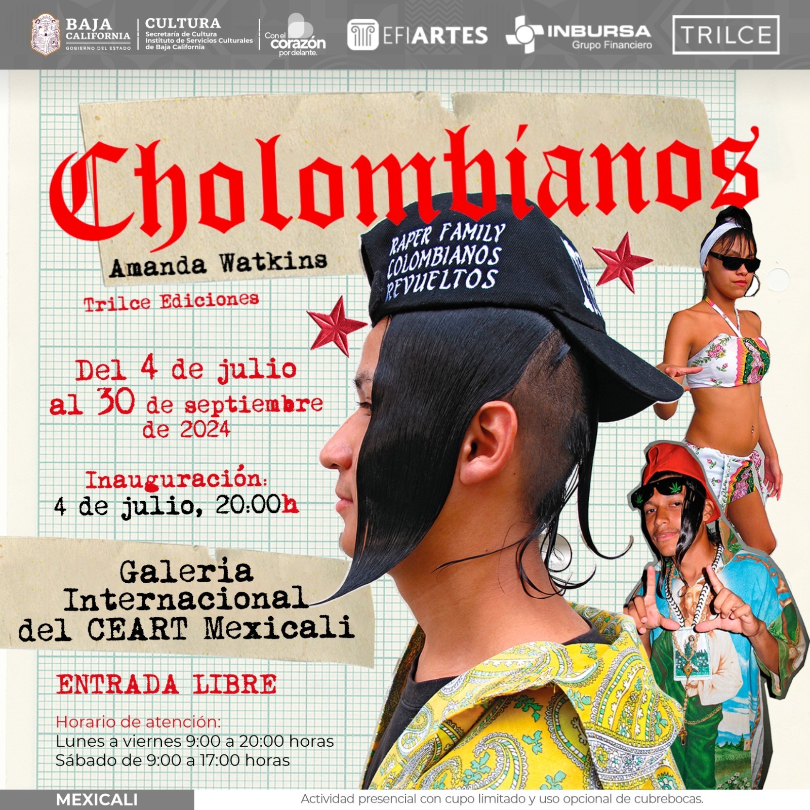 LA EXPOSICIÓN CHOLOMBIANOS llega mañana al CEART DE MEXICALI para mostrar la contracultura urbana y los bailes tribales con música tropical y vallenato