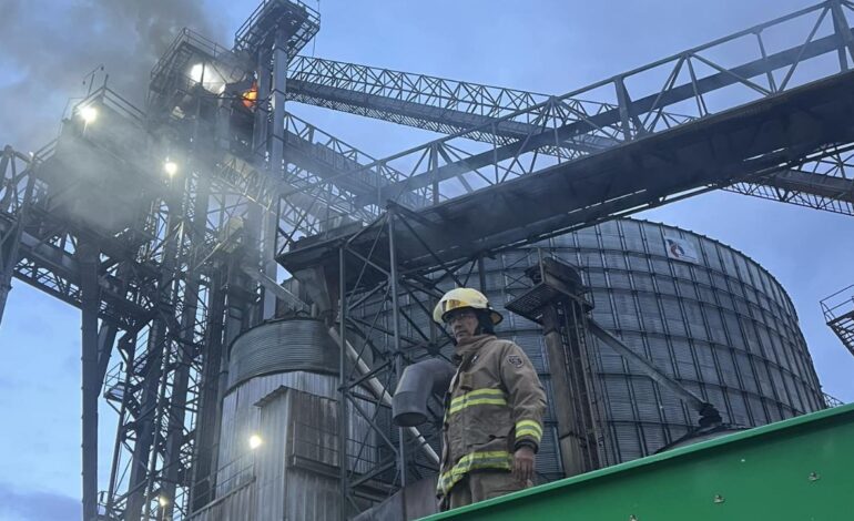 Incendio en almacén de semillas en Michoacán deja pérdidas millonarias