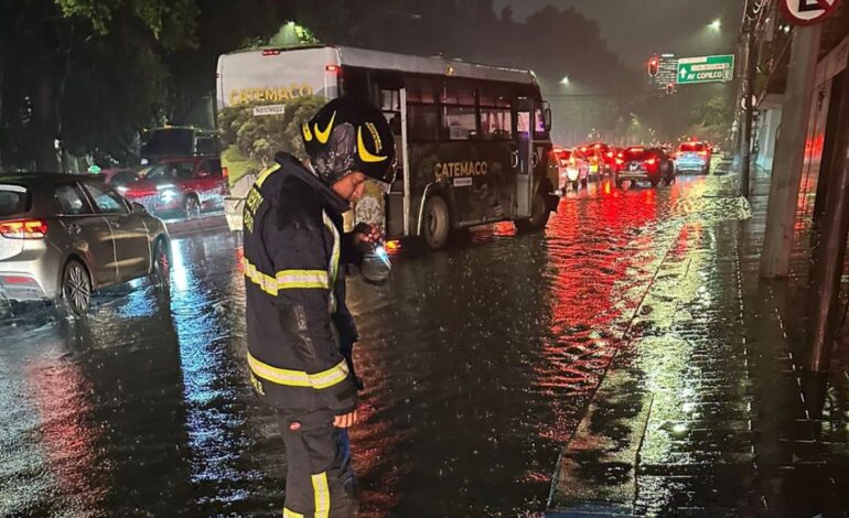 Lluvias cdmx viernes 19 julio
