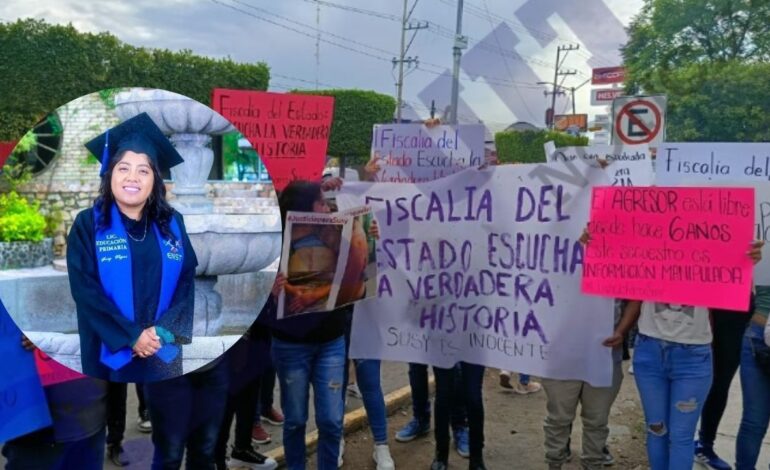 Exigen derecho a titulación desde la cárcel para Susana, víctima de intento de feminicidio