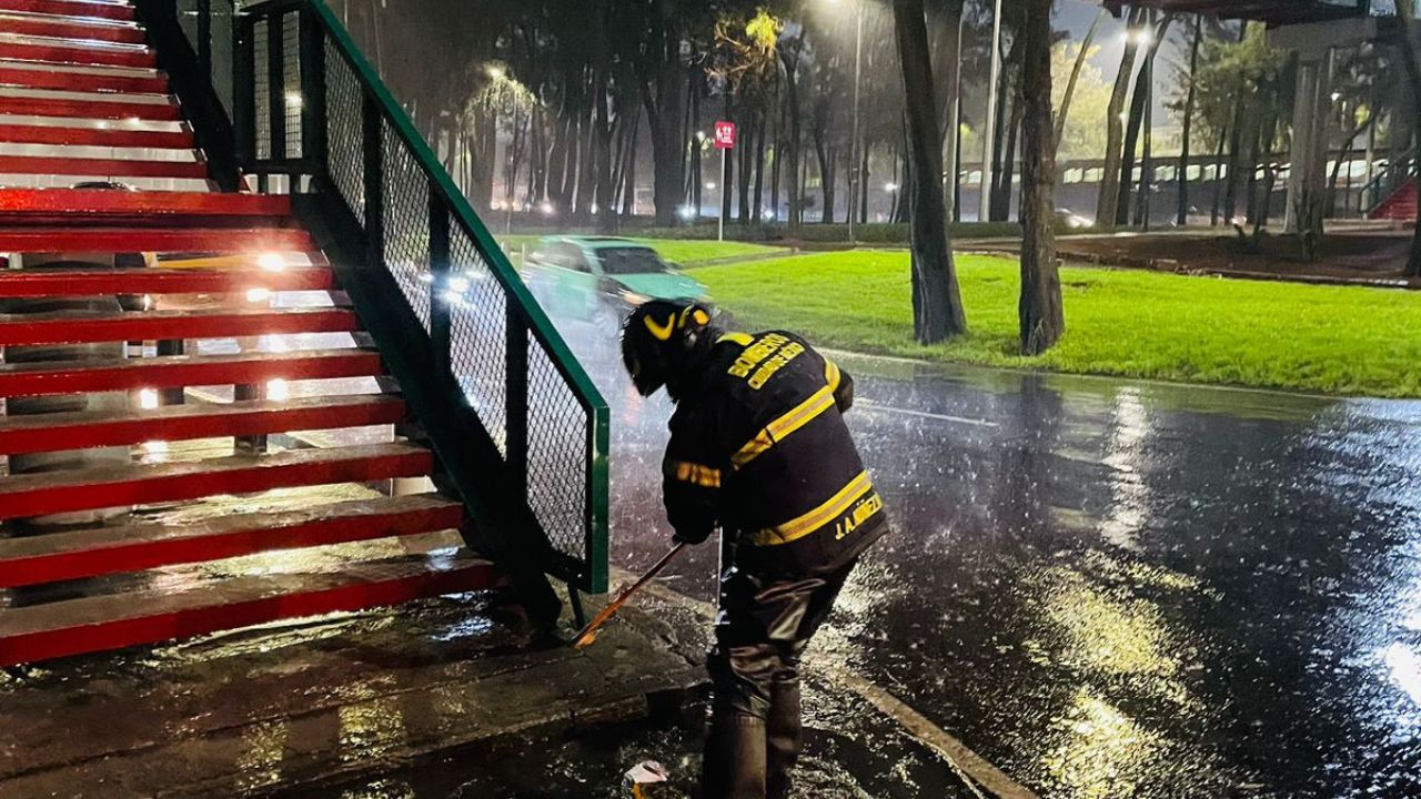 Continuarán lluvias con granizo en todo el país