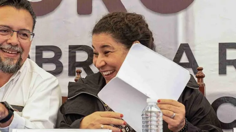 la ministra lenia batres promueve la reforma al poder judicial