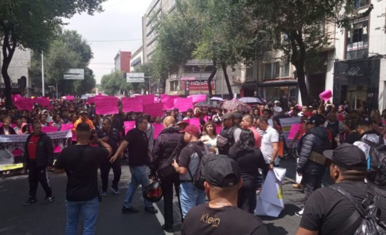 marcha comerciantes Metro