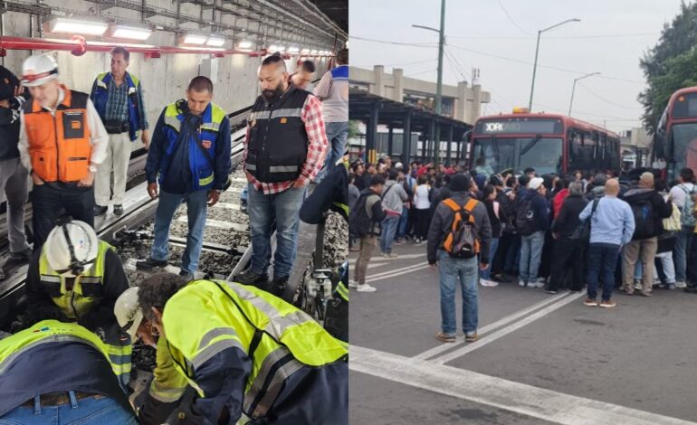 Sin servicio de Moctezuma a Isabel la Católica de Línea 1 del Metro