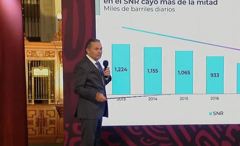 Pemex alcanzará 98% de autosuficiencia energética en combustibles al final del sexenio