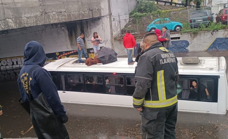 tlalnepantla inundaciones lluvia bomberos