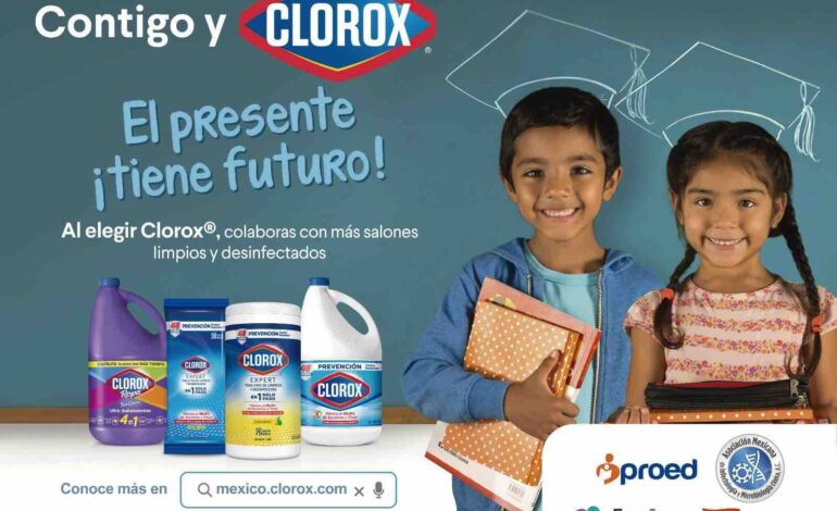 En este regreso a clases, CLOROX® dona más de 50 mil de sus productos a escuelas públicas de México