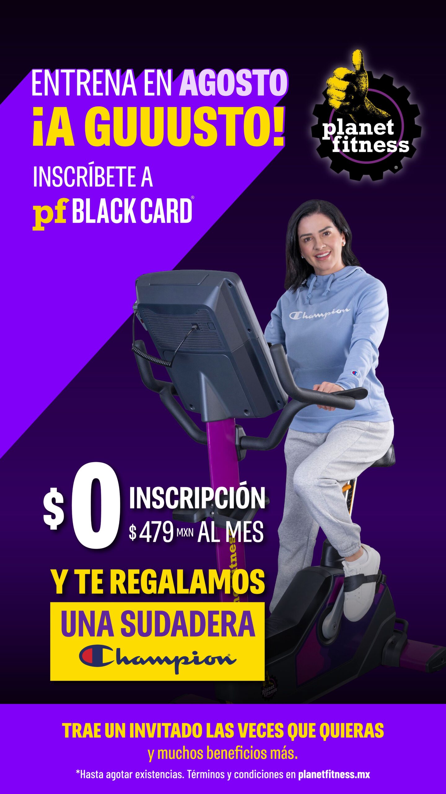 Planet Fitness invita a entrenar a gusto este agosto