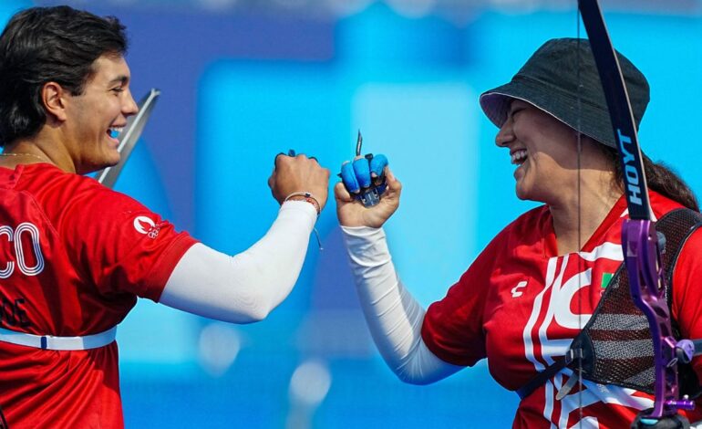 juegos de paris equipo mixto mexicano de tiro con arco eliminado en cuarto de final