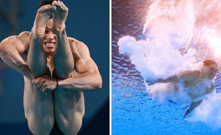 paris 2024 osmar olvera pasa a la final de clavados en trampolin de 3m