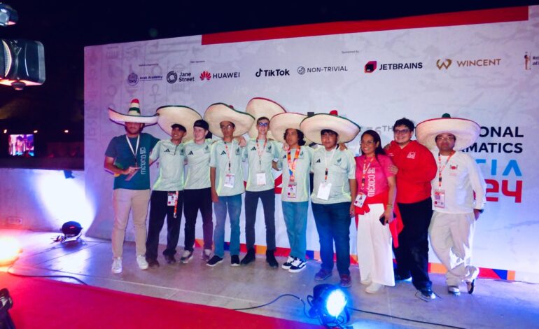 Gana México Medalla de Bronce en la Olimpiada Internacional de Informática en Egipto