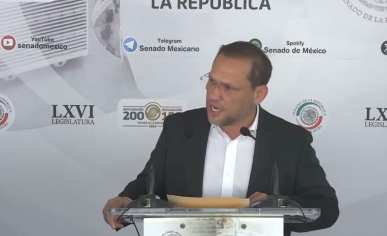 Daniel Barreda denuncia haber sido retenido y amenazado durante votación de reforma judicial