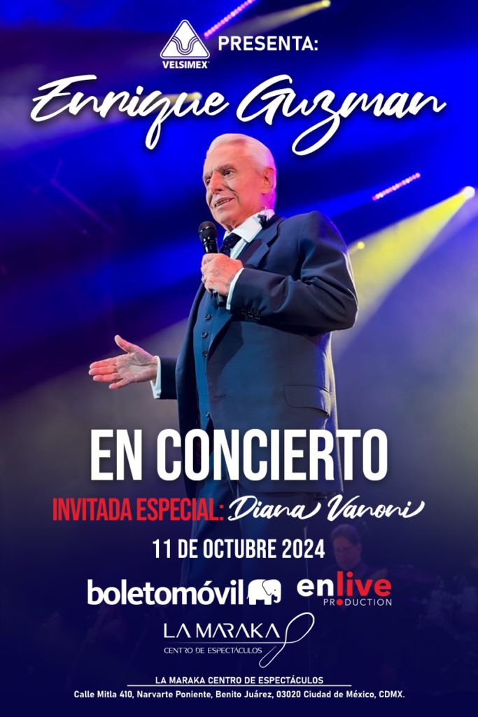 ENRIQUE GUZMAN LA MARAKA OCT 2024 POSTER