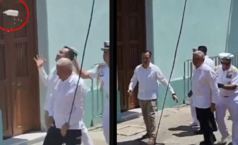 No habrá castigo para quien arrojó botella contra AMLO en Veracruz