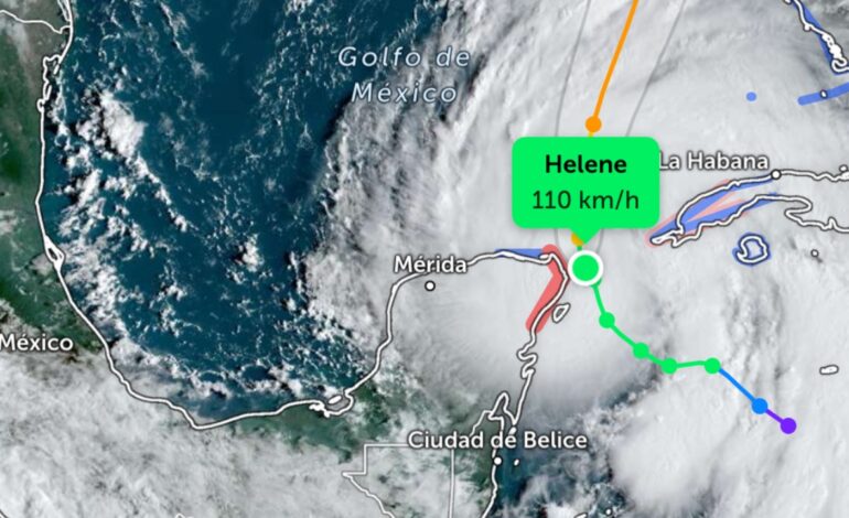 Tormenta tropical ‘Helene’ provoca retrasos y cancelaciones en aeropuerto de Cancún