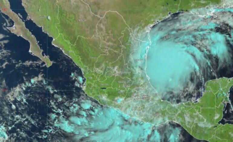 se forma la tormenta tropical francine en el golfo de mexico