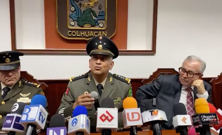 Cese de violencia en Sinaloa depende de los grupos antagónicos, acepta mando militar