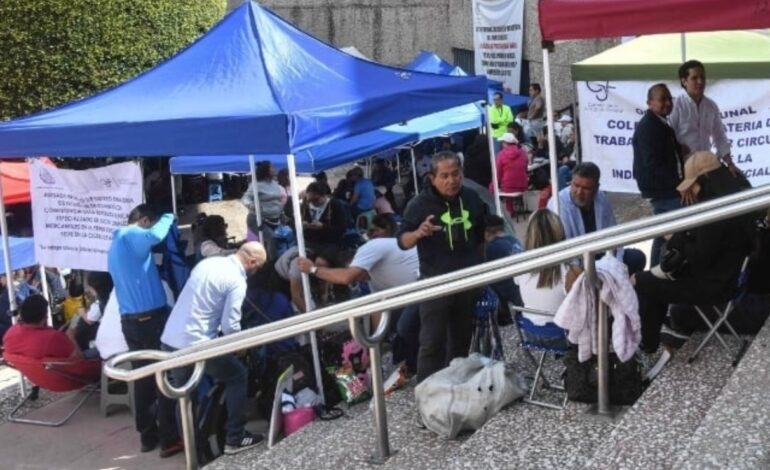 Trabajadores del Poder Judicial retiran bloqueo a accesos a San Lázaro