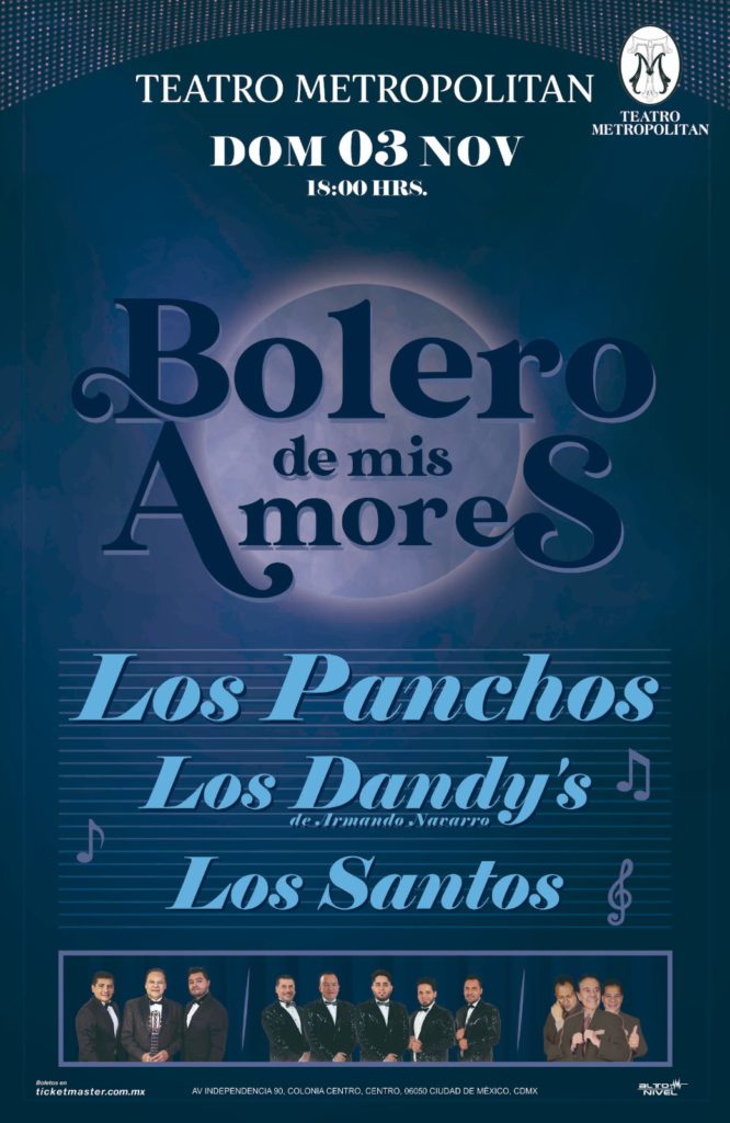 BOLERO DE MIS AMORES OCT 2024 CARTEL