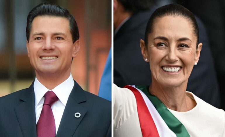 Pena Nieto desea exito a Sheinbaum