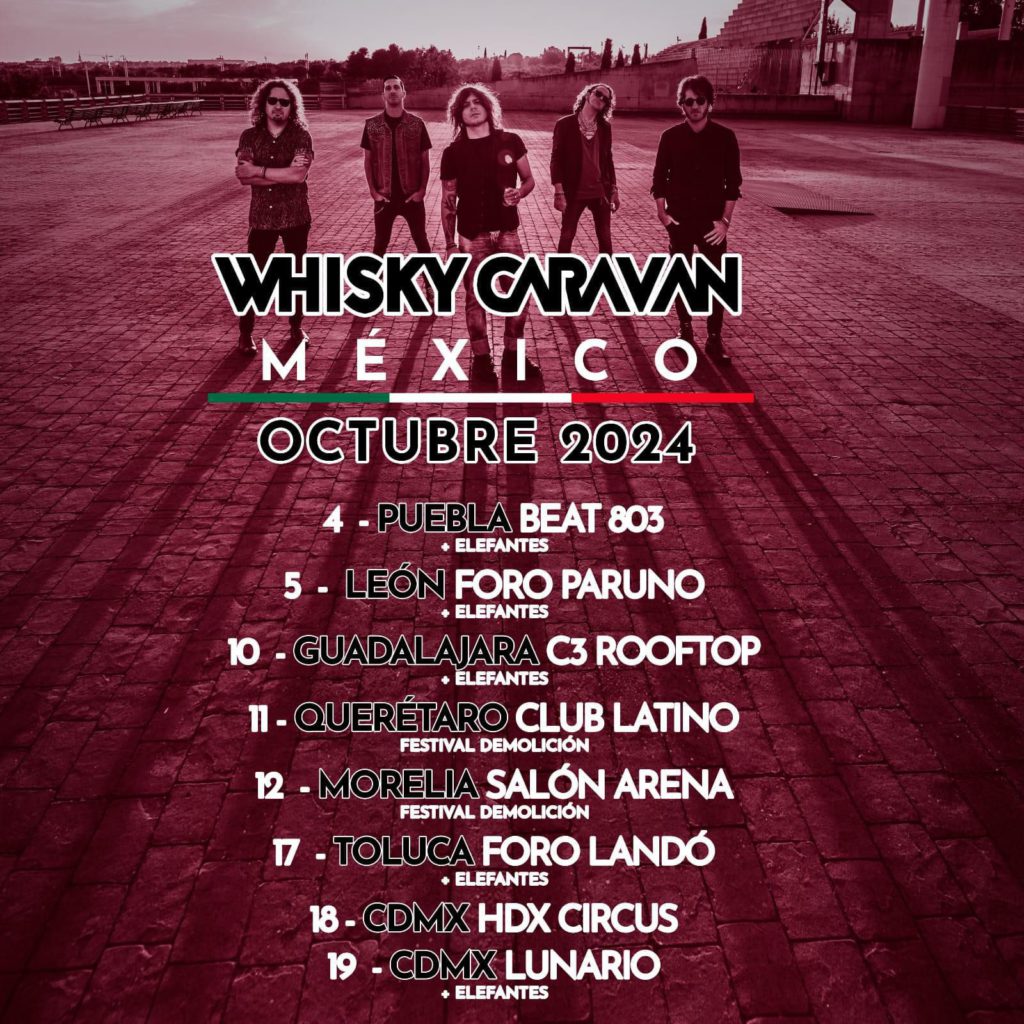 WHISKY CARAVAN SEPT 2024 CARTEL FECHAS