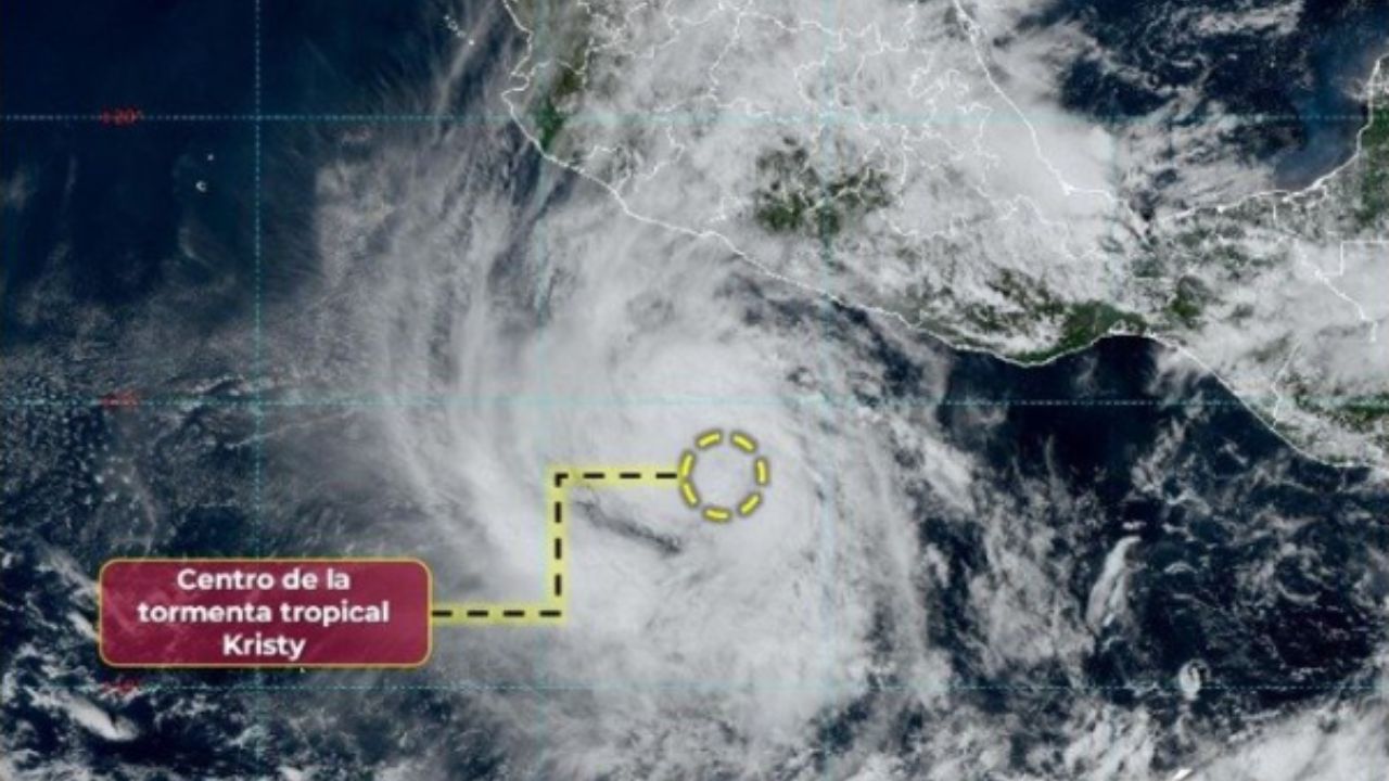 Se forma la tormenta tropical ‘Kristy’ en costas de Guerrero y Michoacán