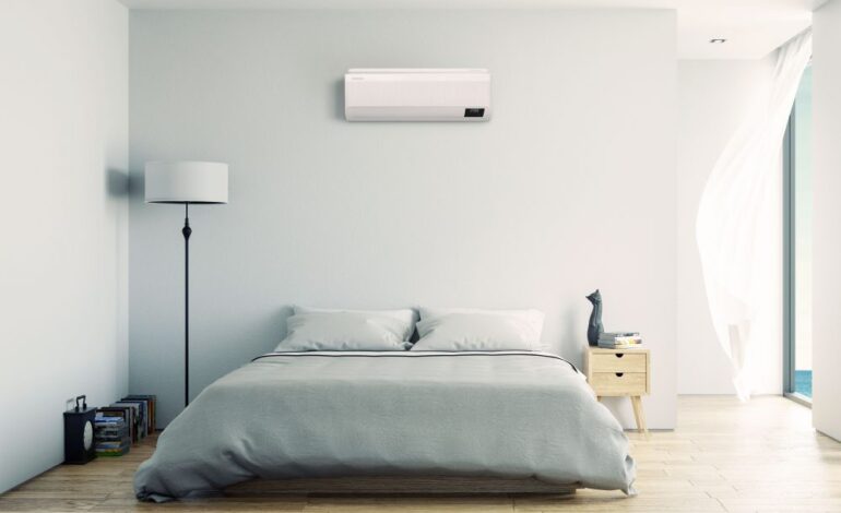 Samsung Wind Free Air Conditioner AR9500T AR07T9171HB3 Lifestyle Image NonText Bed Room 1 e1730314493701