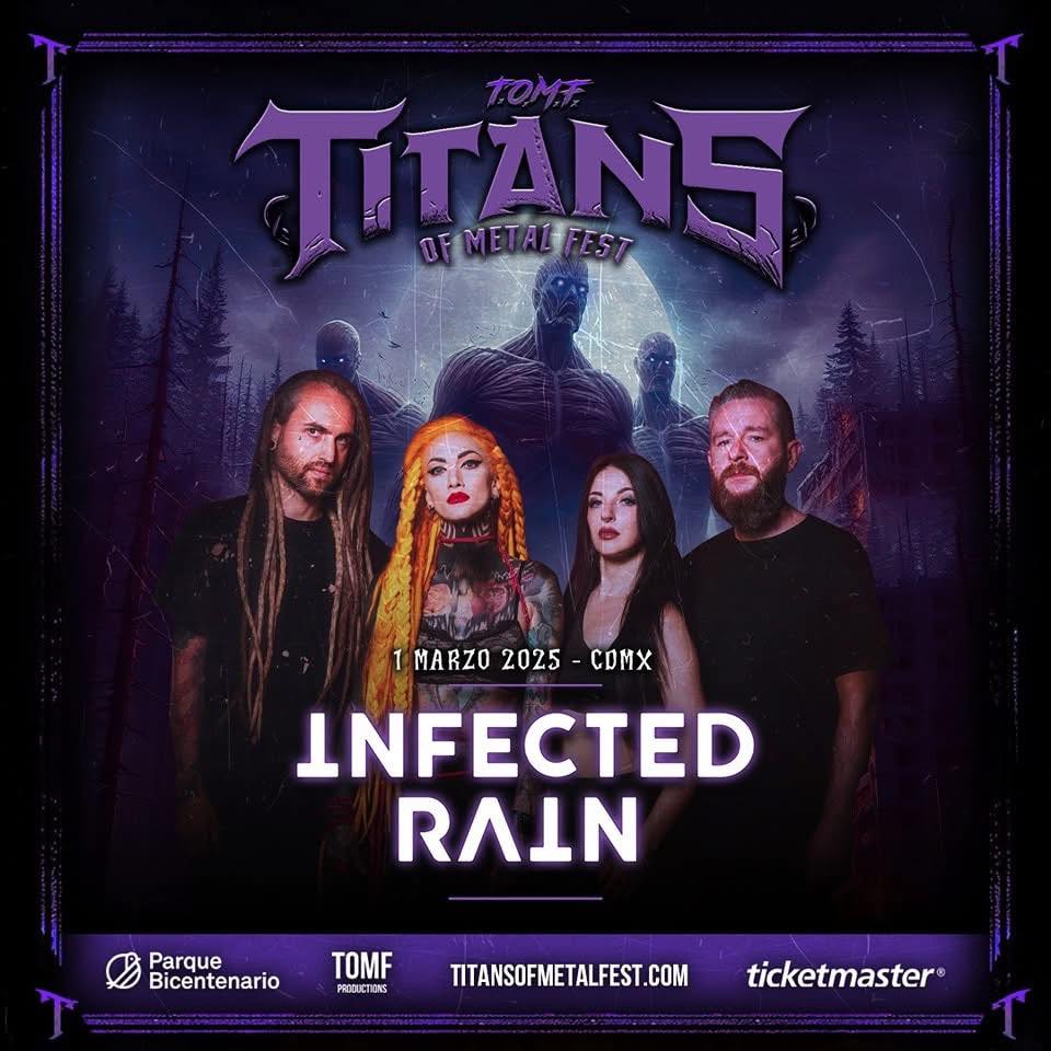 INFECTED RAIN TITANS OF METAL 2025 CARTEL