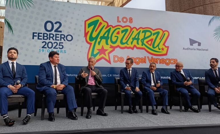 LOS YAGUARÚ DE ÁNGEL VENEGAS listos para llenar el AUDITORIO NACIONAL de energía tropical