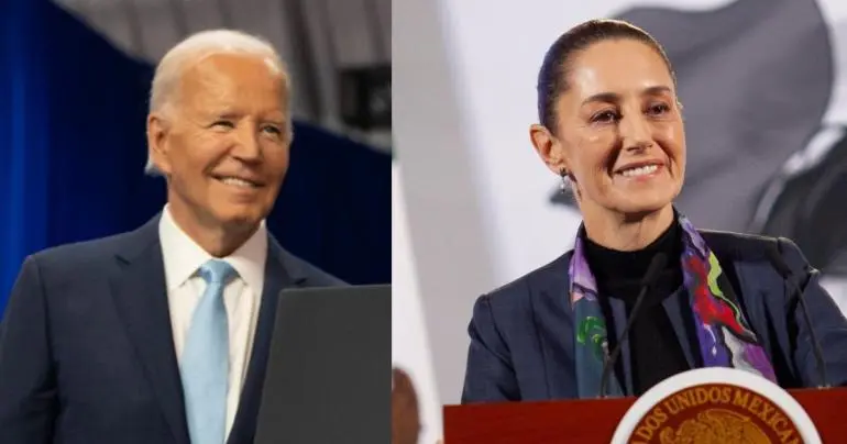 biden agradece apoyo de sheinbaum en incautacion de fentanilo