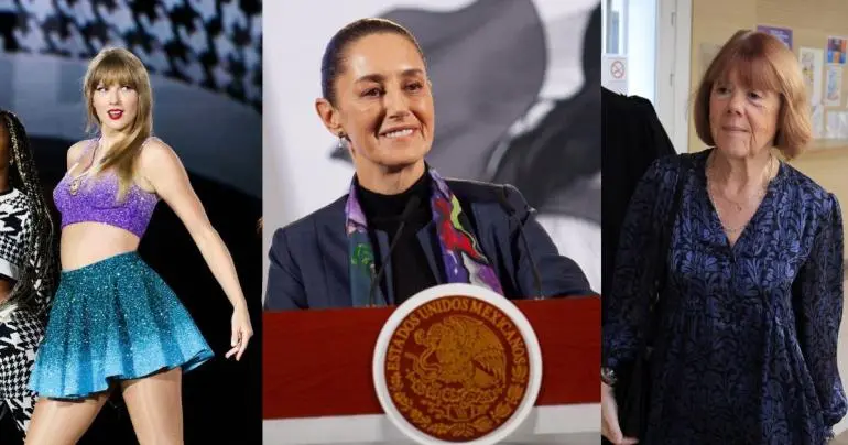 claudia sheinbaum y taylor swift entre las mujeres mas influyentes del ano