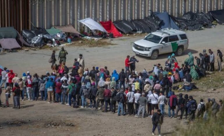 Migrantes en la frontera Norte